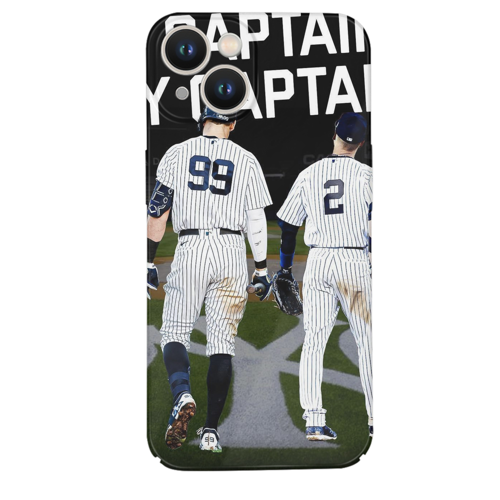 Aaron Judge Yankees Captain IPhone 14 Series Full-Cover Hard Case – Shockproof With Raised Camera Protection – Precise Cutouts, Wireless Charging Compatible – Durable, Anti-Yellowing, Easy To Clean